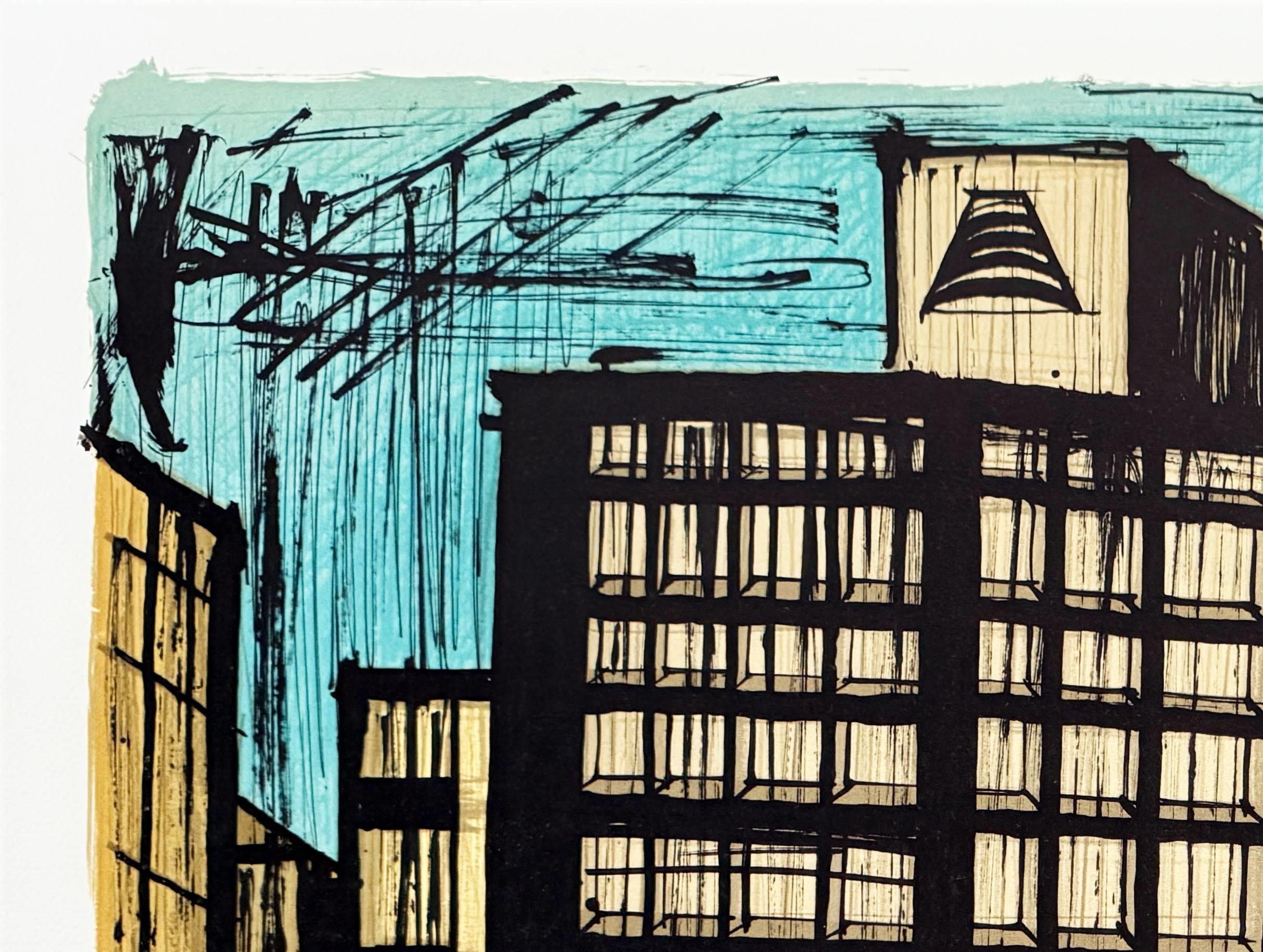 Banca Sigura - Mixed Media Art Espressionista di Bernard Buffet