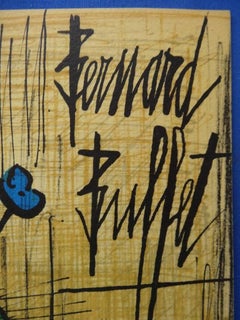 Small Blue Primrose : Original lithograph - Mourlot 1980