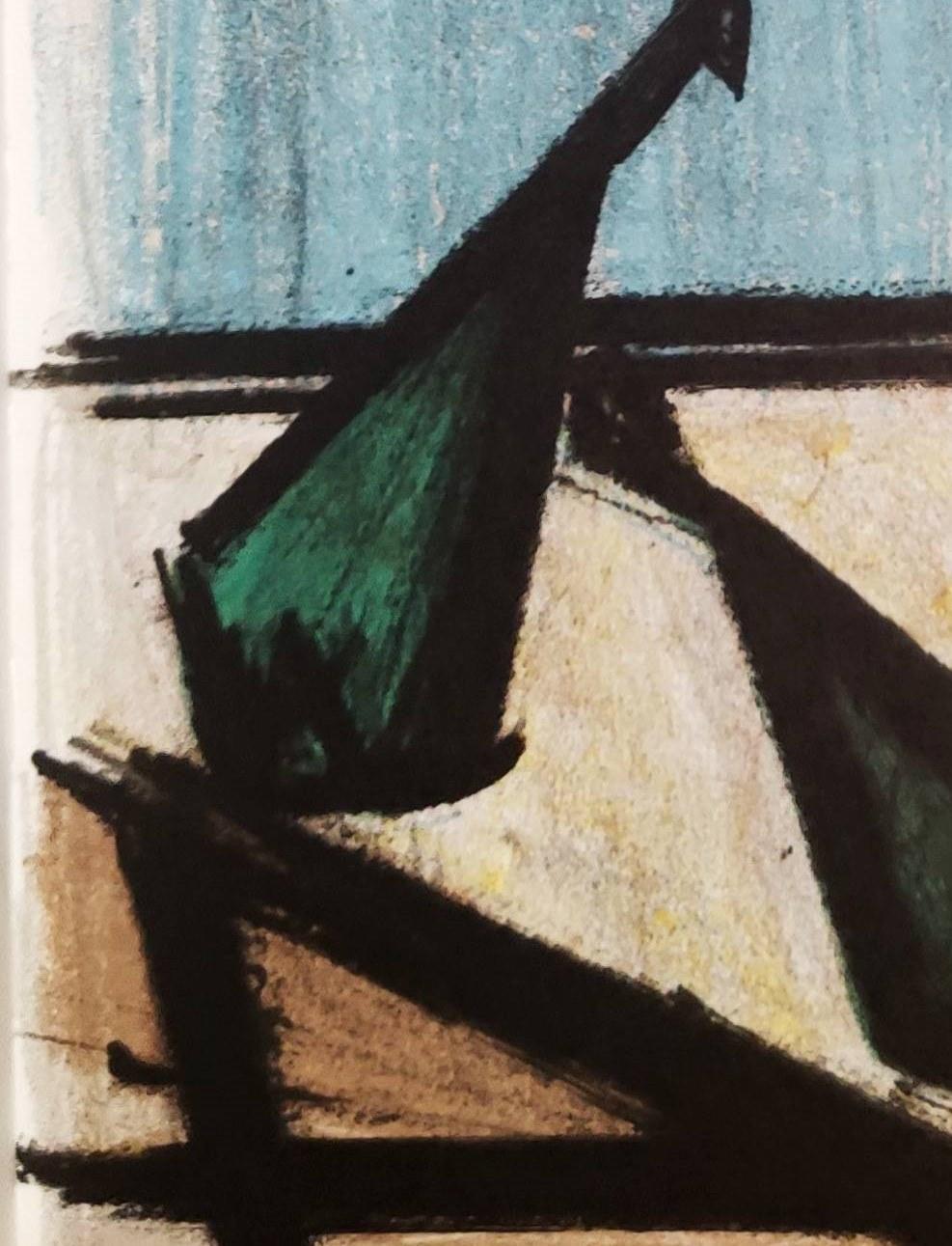 Bernard Buffet (1928-1999) - Still Life with a Bottle

Original Lithograph from 1968.

Dimensions of work: 31 x 24 cm

Publisher: André Sauret, Monte Carlo.

Printed by: Fernand Mourlot, Paris

The work is in Excellent condition.

Fast and secure