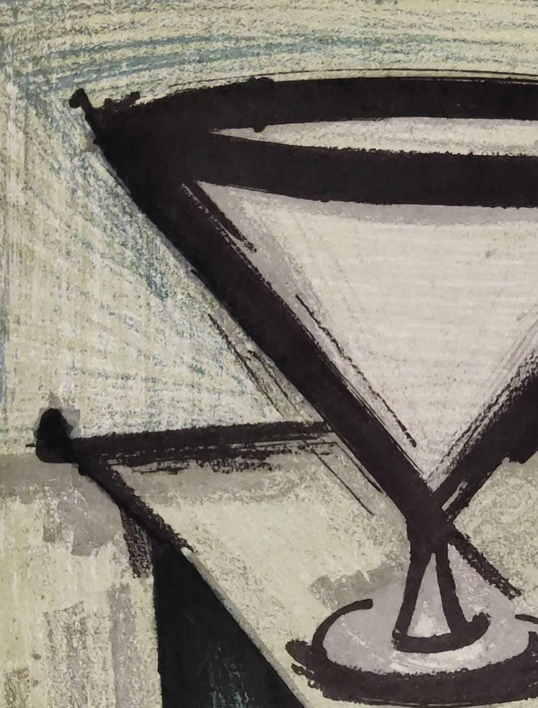 Bernard Buffet (1928-1999) - Still Life with a Glass

Lithograph from 1968.

Dimensions of work: 31 x 24 cm

Publisher: André Sauret, Monte Carlo.

Printed by: Fernand Mourlot, Paris

The work is in Excellent condition.

Fast and secure shipment.