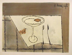 Vintage Table Setting, Lithograph Poster by Bernard Buffet