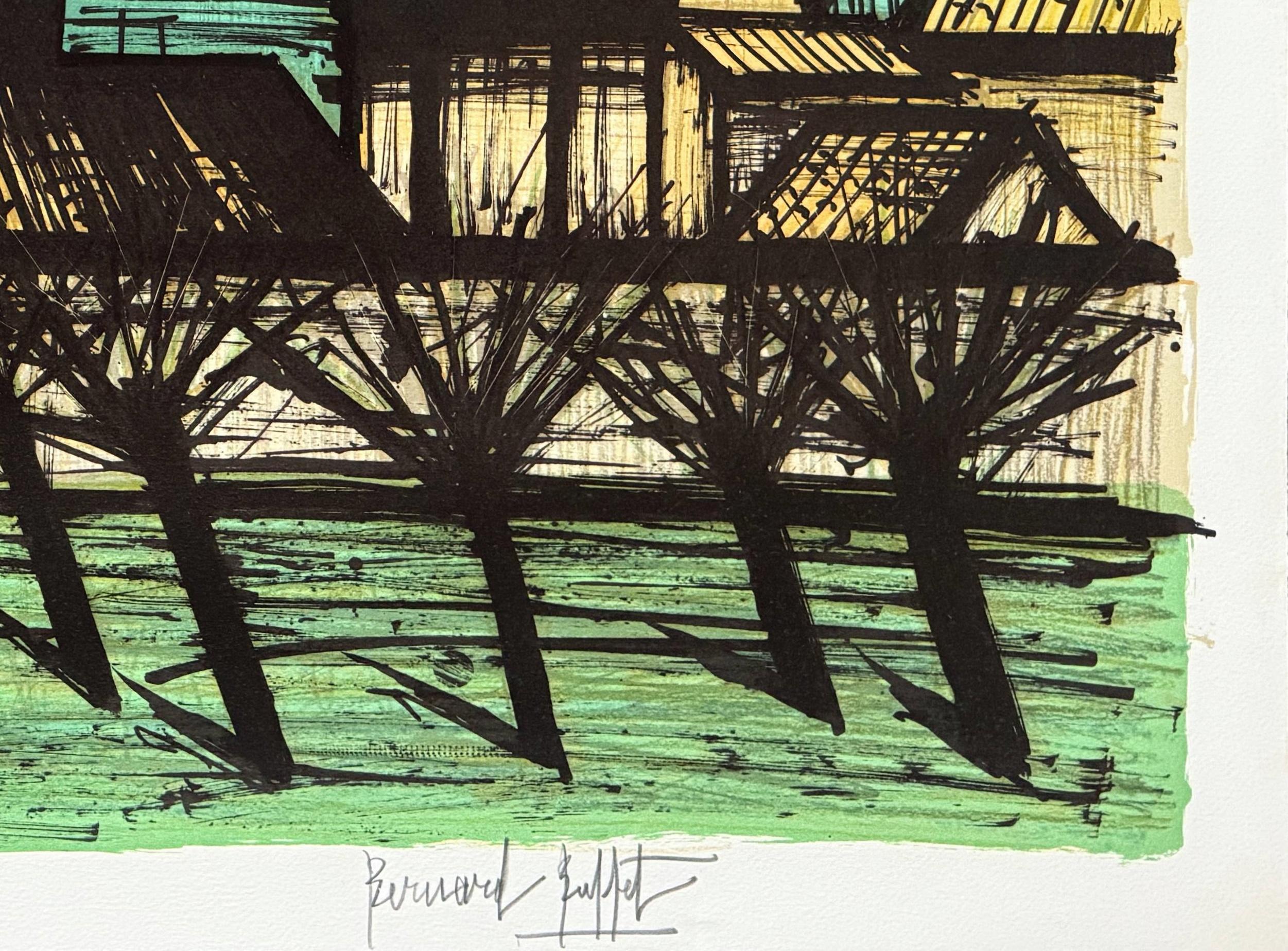 Bernard Buffet (1928-1999) - Temple To-ji,Kyoto

Lithograph from 1981.

Artsit's edition.

On Arches paper.

Dimensions of work: 71 x 53.5 cm.

Hand signed.

The work is in Excellent condition.
