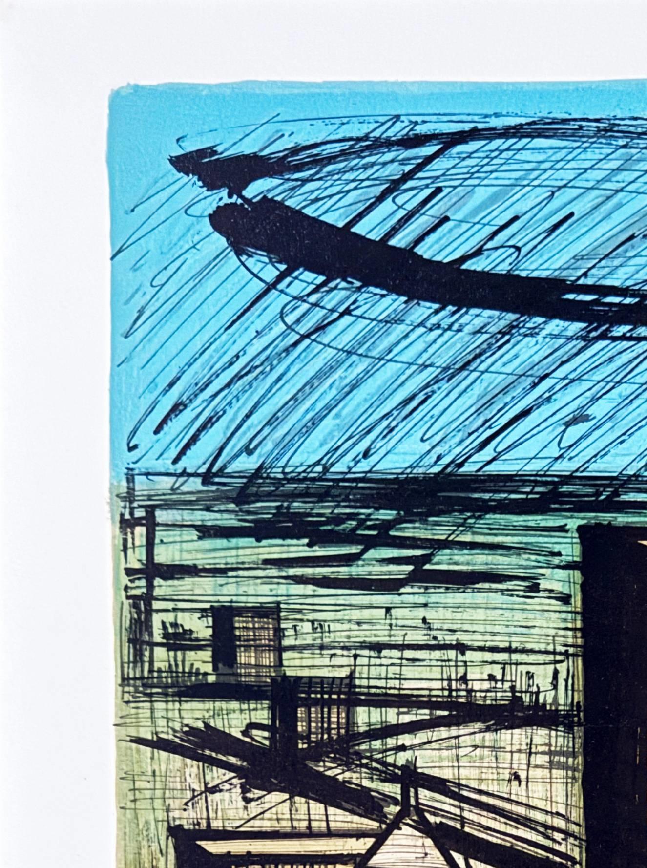 Il grande edificio di Tokyo - Print Espressionista di Bernard Buffet
