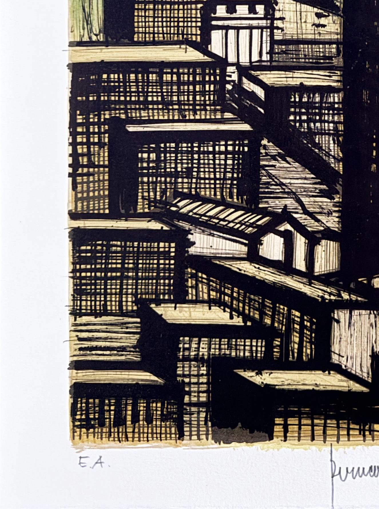 Bernard Buffet (1928-1999) - Il grande edificio di Tokyo

Litografia del 1981.

Edizione Artsit.

Su carta Arches.

Dimensioni dell'opera: 53,5 x 39 cm.

Firmato a mano.

L'opera è in condizioni eccellenti.
