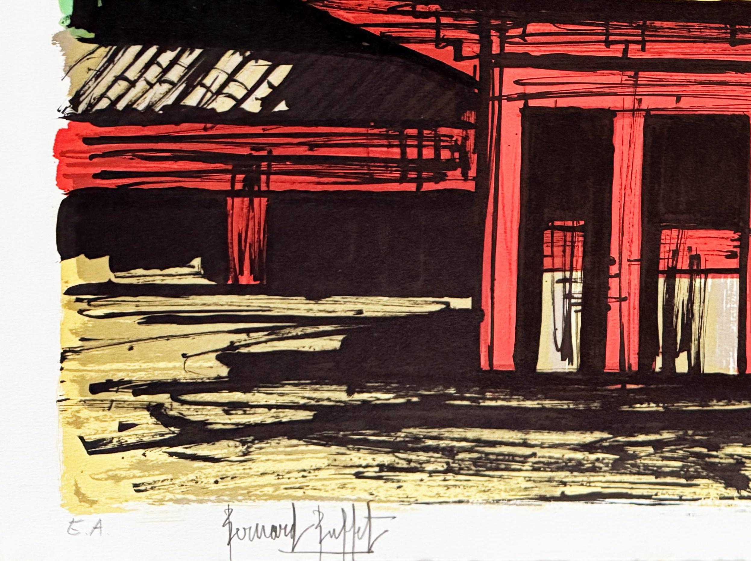 The Little Template - Beige Print by Bernard Buffet