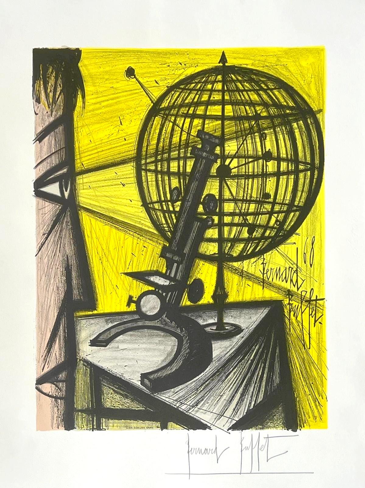 The microscope - Print by Bernard Buffet