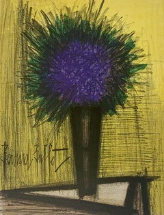 El ramo de flores moradas