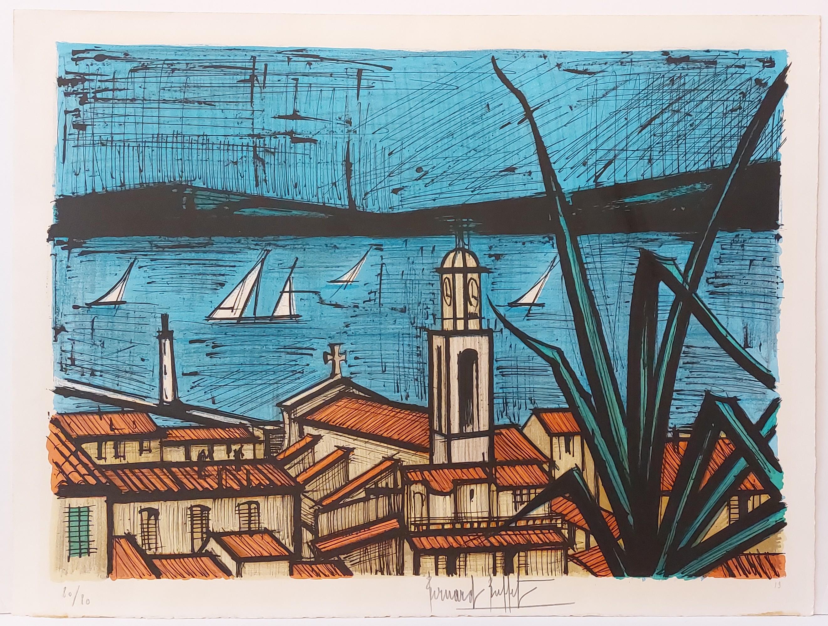 The roofs of Saint-Tropez
