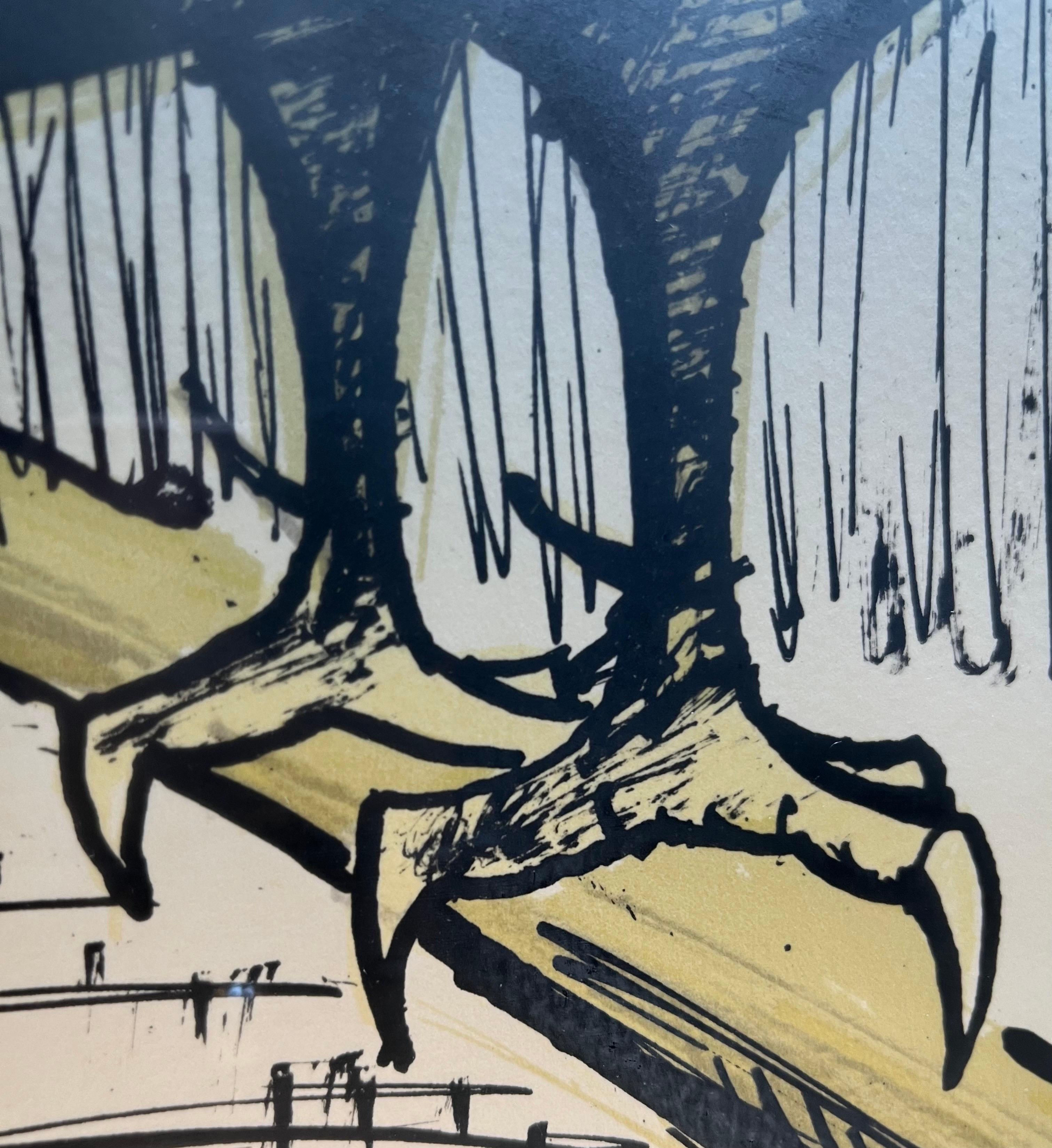 The Tawny Owl - Lithograph 60/150 by Bernard Buffet  - 58x76.5 cm 9
