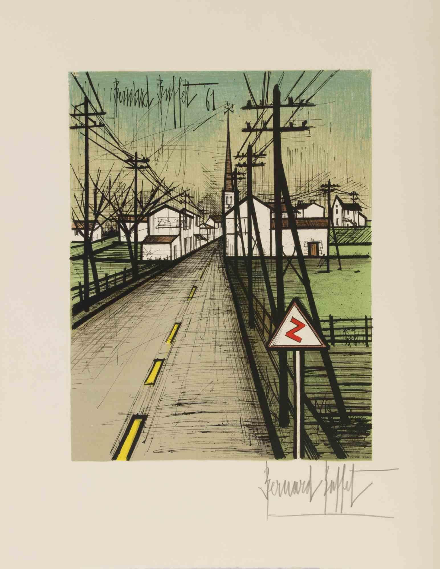 Sin título es una obra de arte moderno realizada por Bernard Buffet en 1961.

Litografía mixta en color.

Firma y fecha en la placa.

Firmado a mano con lápiz en el margen inferior derecho.