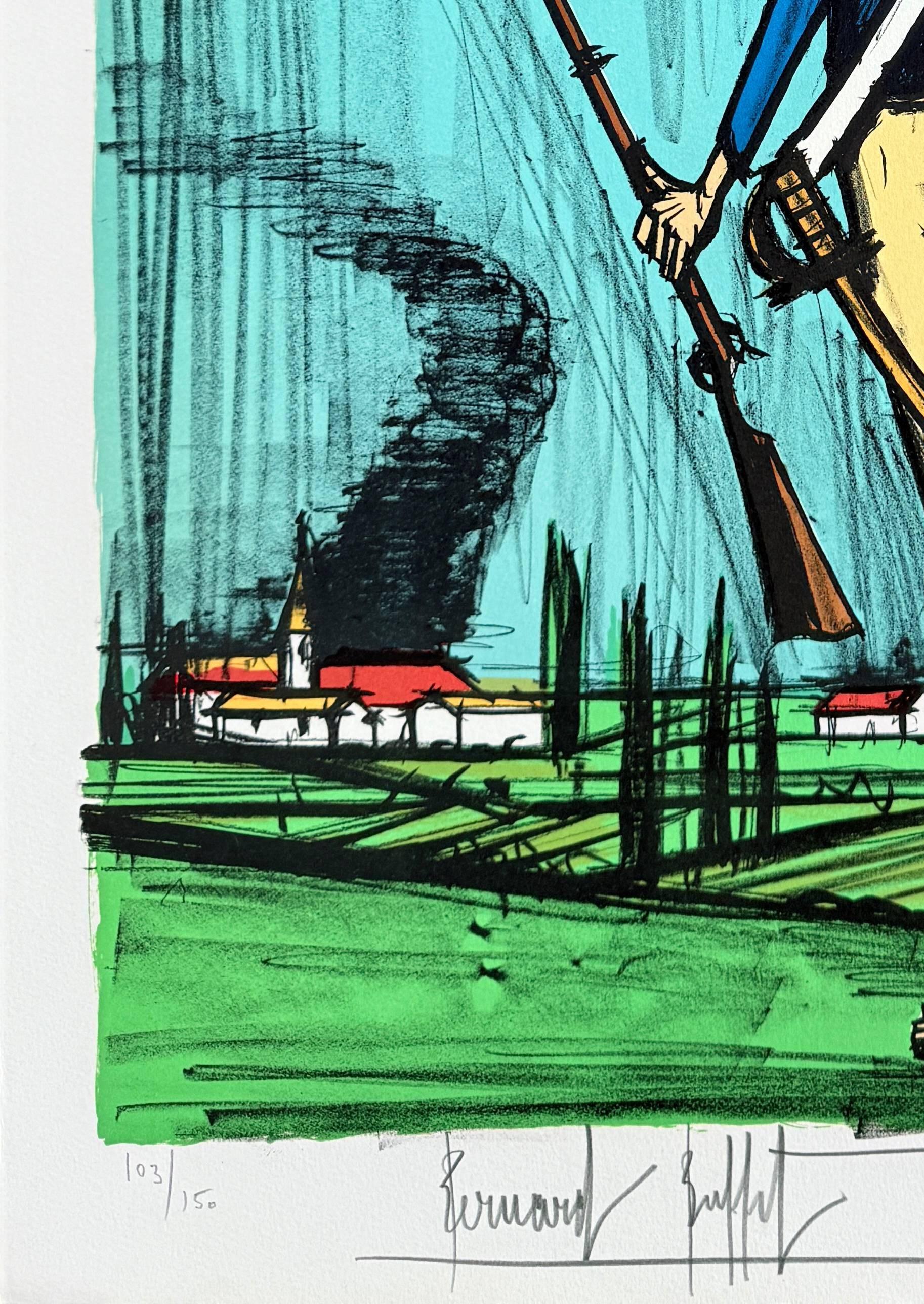 Valmy - Print Blu di Bernard Buffet