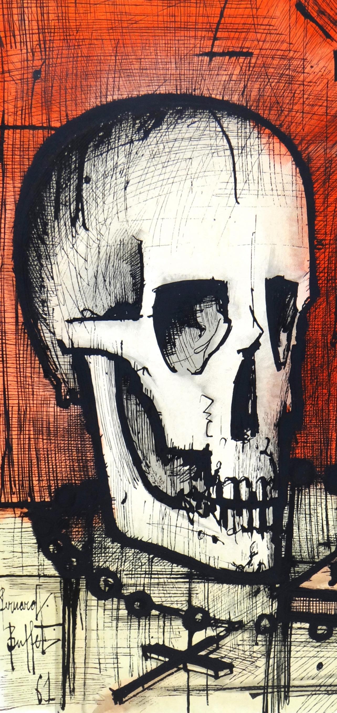 Vanité, Vingt fables de La fontaine, Bernard Buffet For Sale 1