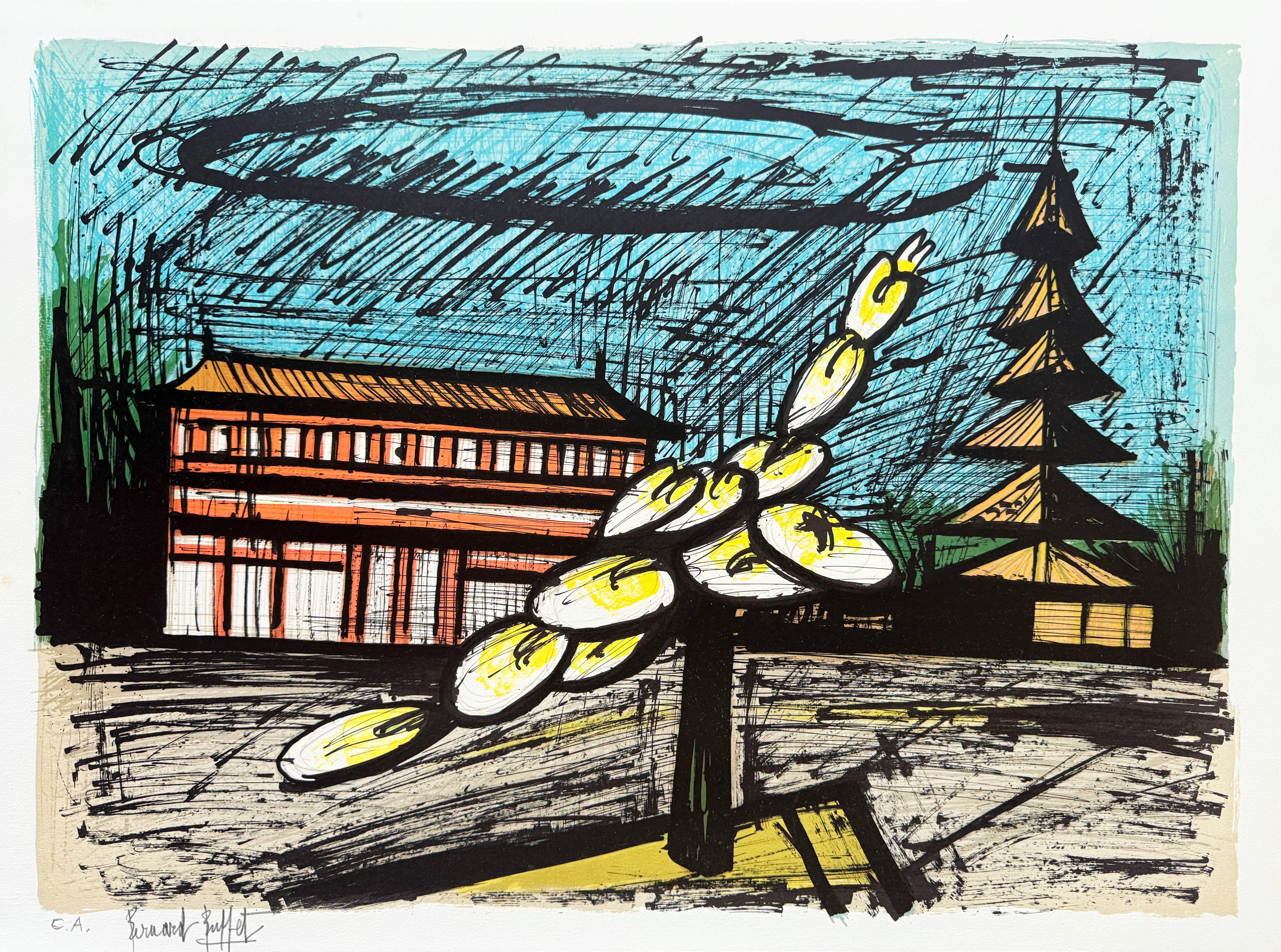 Print Bernard Buffet - Voyage au Japon