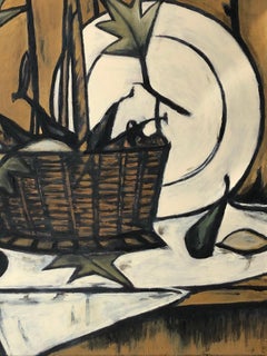 Bernard Buffet „“Weißer Teller“, 1950er Jahre