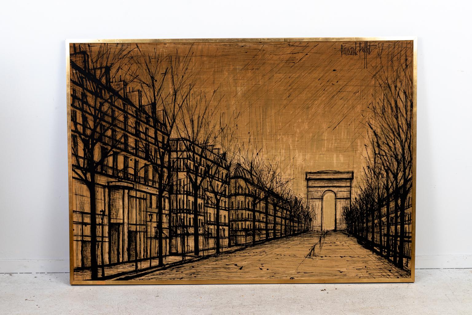 Bernard Buffet Edition Framed Print In Good Condition In Stamford, CT
