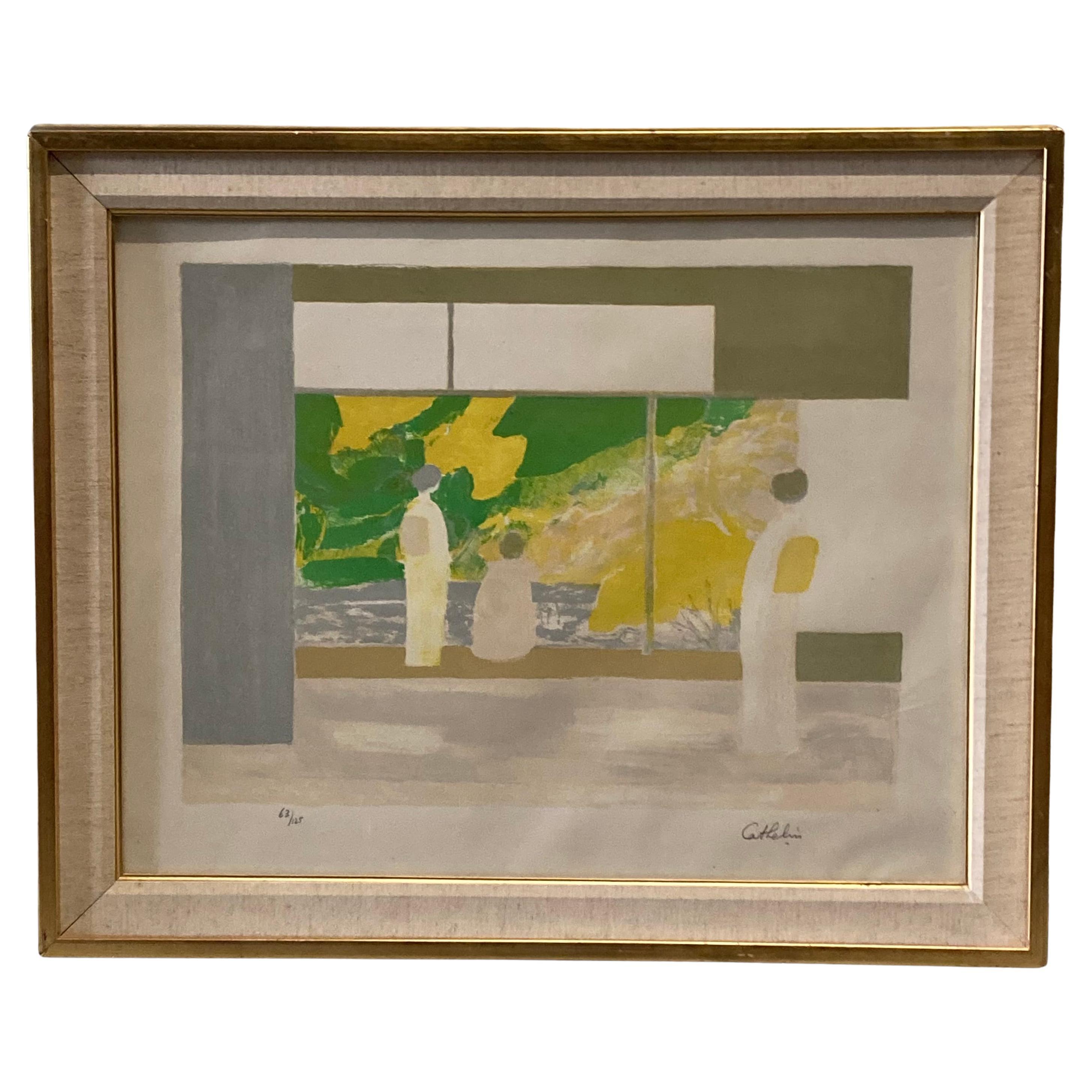 Bernard Cathelin (French, 1919-2004), 'Ladies at the Window', Circa 1970, Signed