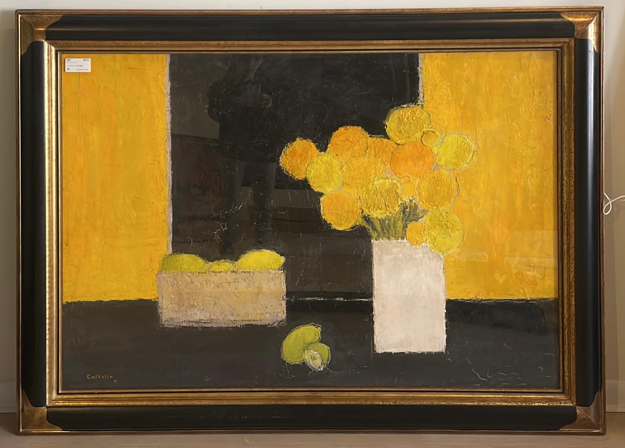 Bernard Cathelin era un pittore francese noto per le sue astrazioni stilizzate di fiori, paesaggi e figure. Utilizzando spesse applicazioni a spatola e colori ricchi, Cathelin produce un senso di luce e di forma corporea nei suoi dipinti, non