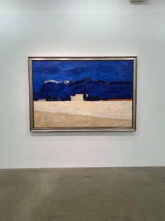 Ferme Blanche Au Champs D'Etoubles, Expressionistic, Landscape Painting