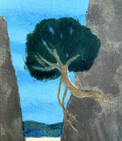 Alloro in un burrone - litografia originale firmata - 100 copie