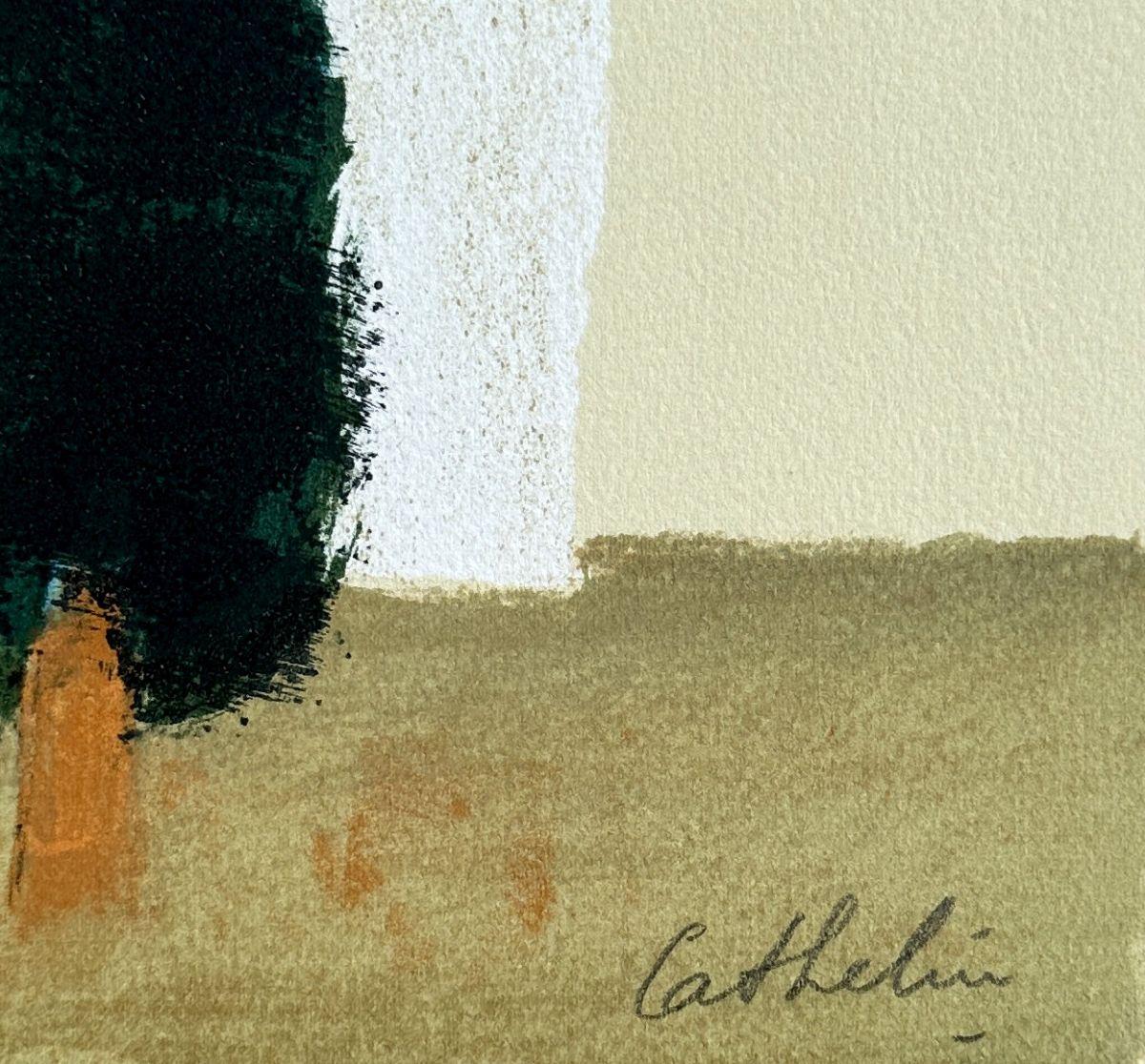 Bernard CATHELIN
Les arbres en Provence

Lithographie originale, 1988
Signé à la main au crayon
Inscrit EA (épreuve d'artiste) en marge de l'édition de 100 exemplaires
Sur papier Arches, format 40 x 31 (c. 15 8/10 x 12 1/5 inches)
Très bon