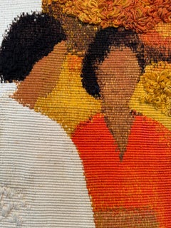 Bernard Cathelin "Ville Imperiale de Katsura en Automne" - Tapiz de lana francés