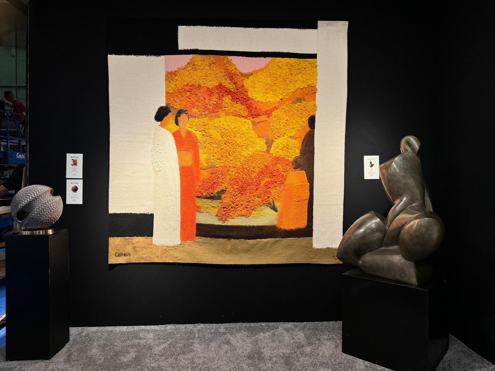 Hand-Woven Bernard Cathelin 