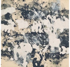 Work on Paper IV, Oil on Wove Laid on Board Painting by Bernard Cohen 1958 circa