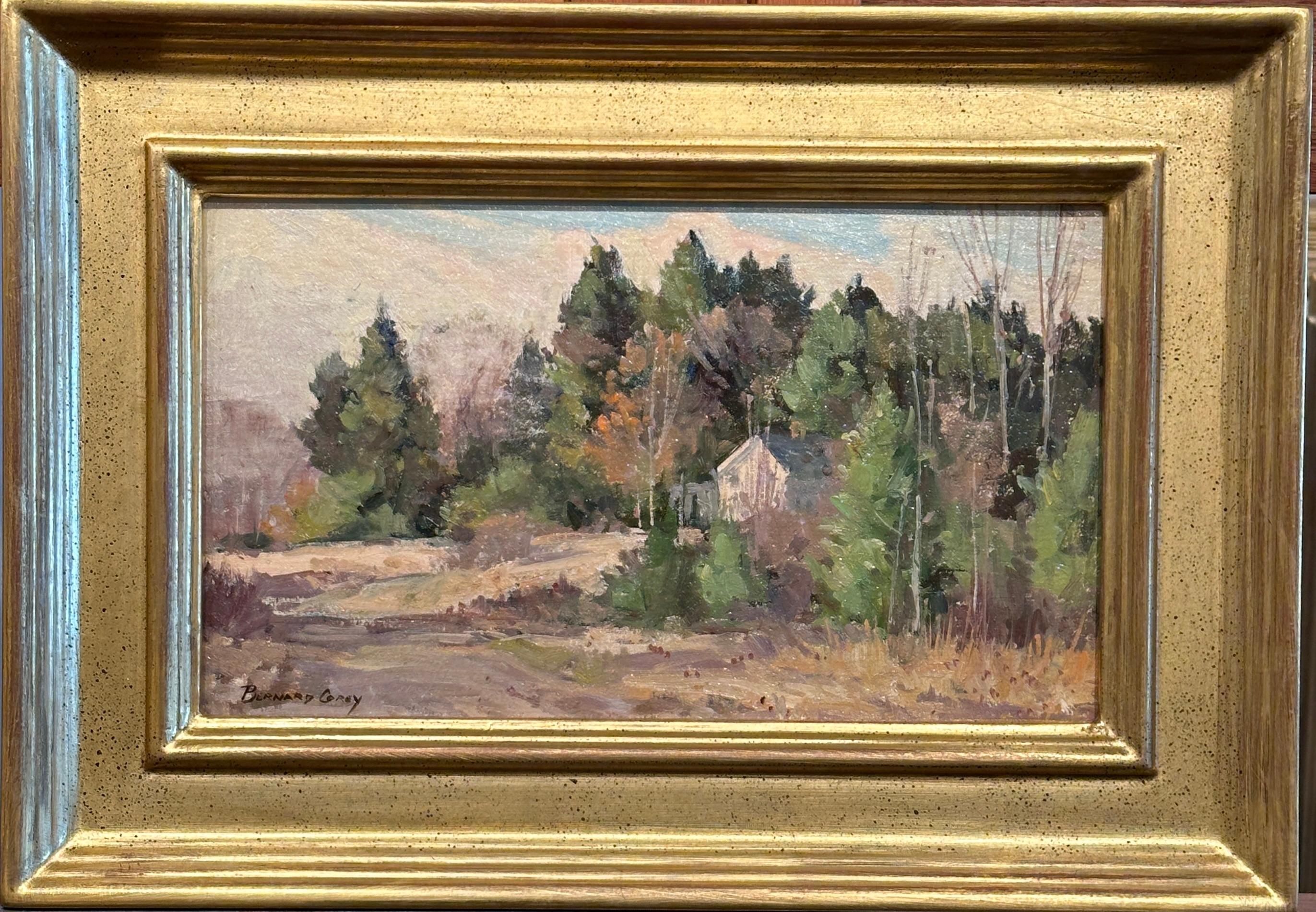 Impresionista americano Bernard Corey Paisaje Nueva Inglaterra en venta 1