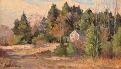 American Impressionist Bernard Corey Landscape Painting New England