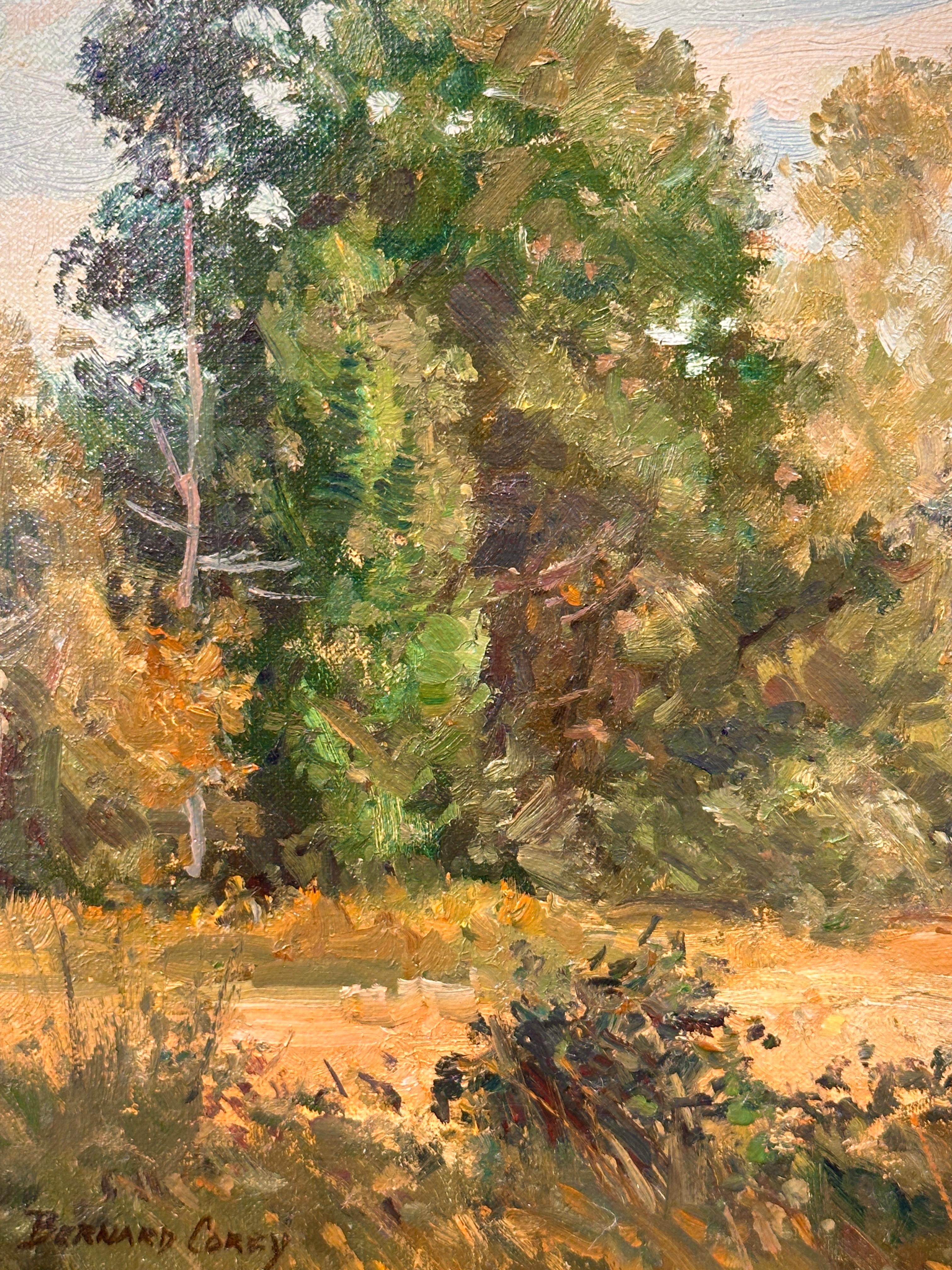 Bernard Corey,  un meraviglioso esempio di paesaggio boscoso realizzato dall'artista in vendita 2
