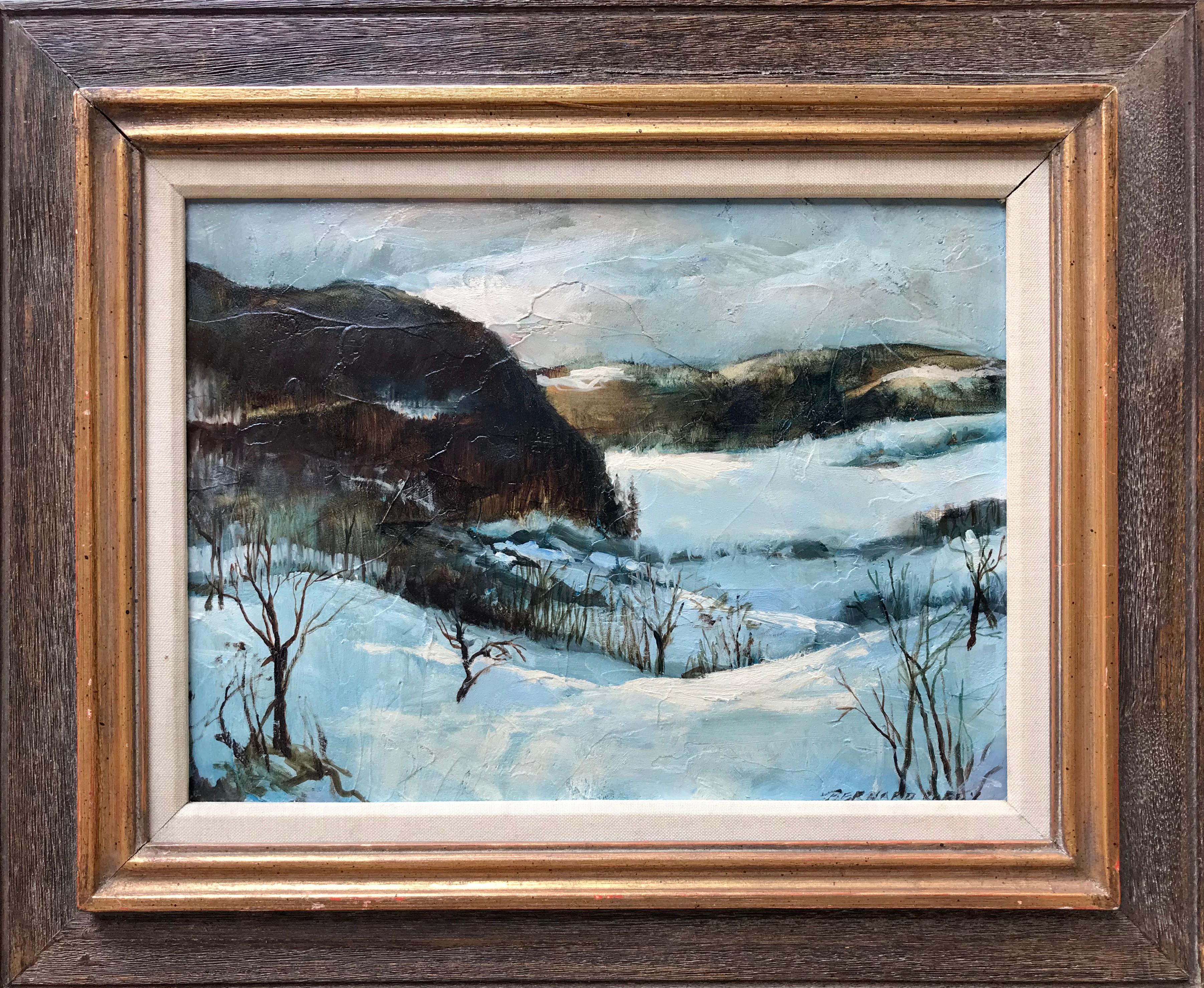 “Winter Twilight” - Painting by Bernard Corey