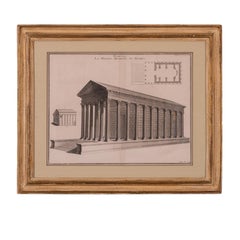 Bernard de Montfaucon - Roman Temple Engravings, Nimes, France