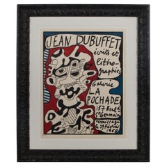 Jean Dubuffet Galerie La Pochade Lithograph 1968