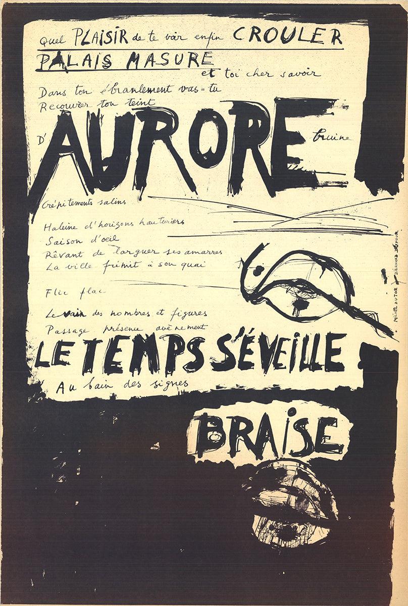 Paper Size: 23 x 15.5 inches ( 58.42 x 39.37 cm )
Image Size: 23 x 15.5 inches ( 58.42 x 39.37 cm )Framed: No
Condition: A-: Near Mint, very light signs of handling
Additional Details: Protest poster from France 1968.
Shipping and Handling:  We ship