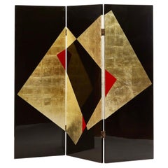 Biombo de tres paneles Bernard Dunand según un diseño de Jean Dunand de 1931
