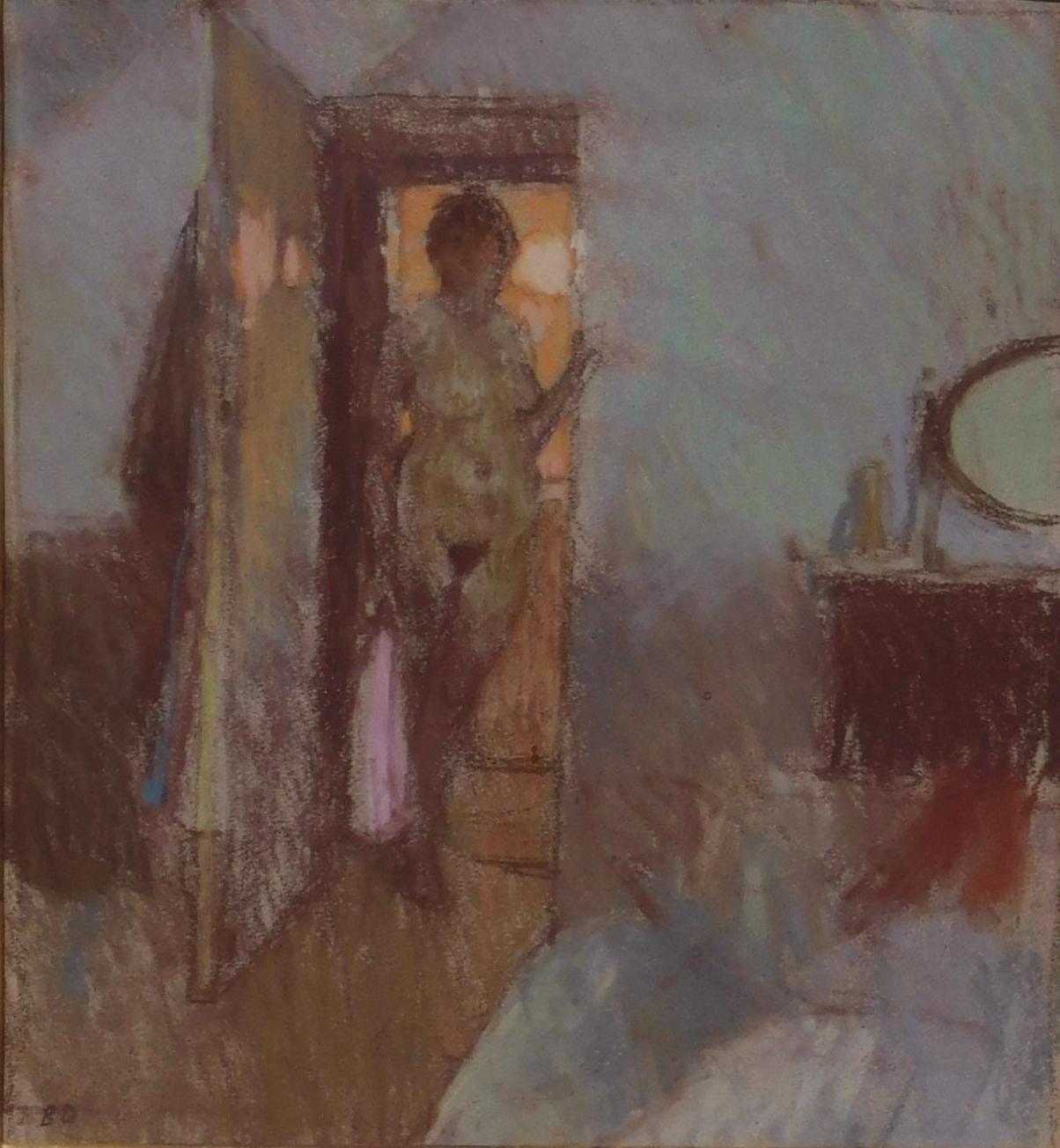 Bernard Dunstan, R.A. Pastel sobre papel bellamente enmarcado.
Titulado en el reverso: 