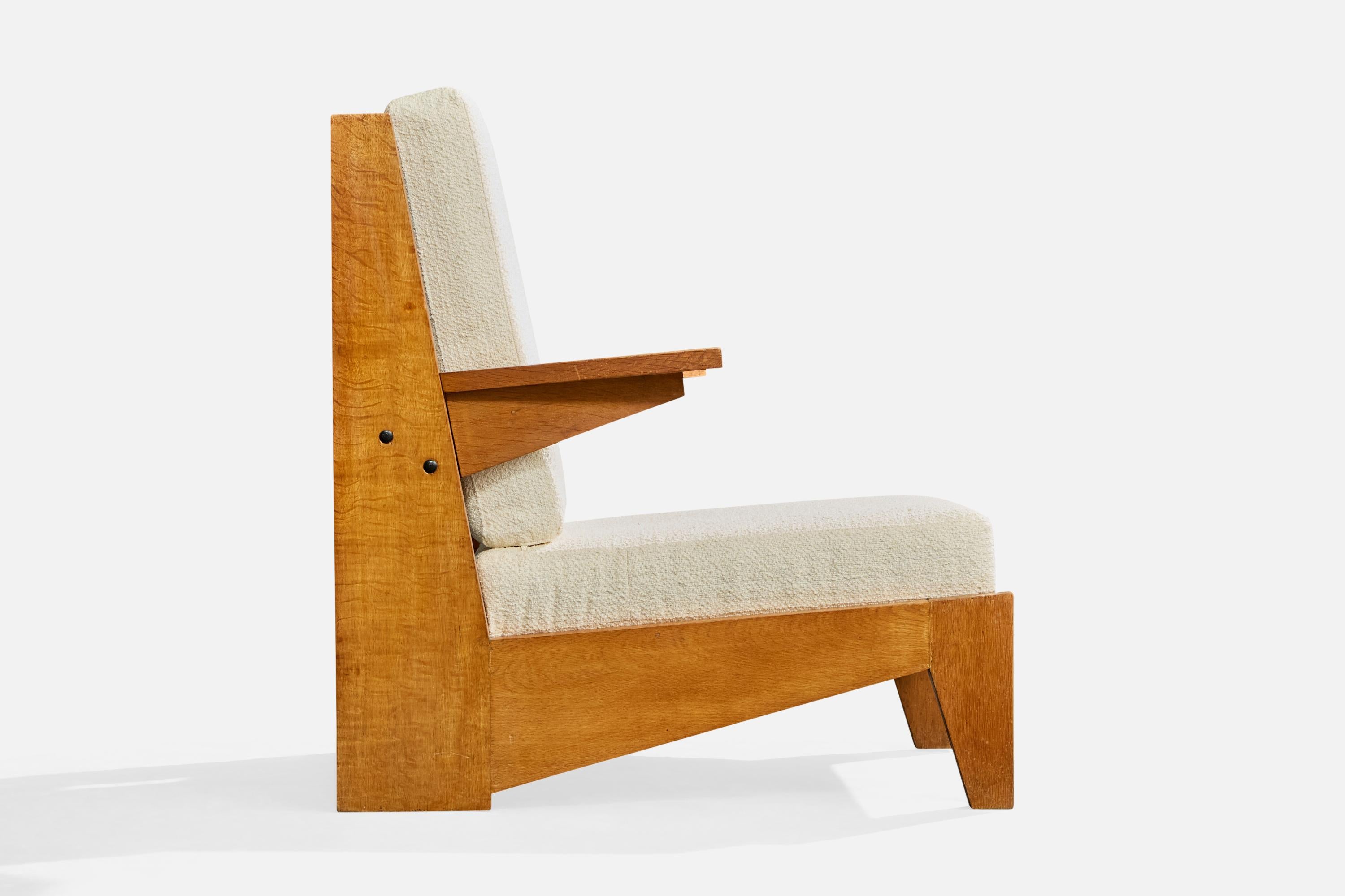 Tissu Bernard Durussel, Chaises longues, Oak Oak, tissu, 1948 en vente