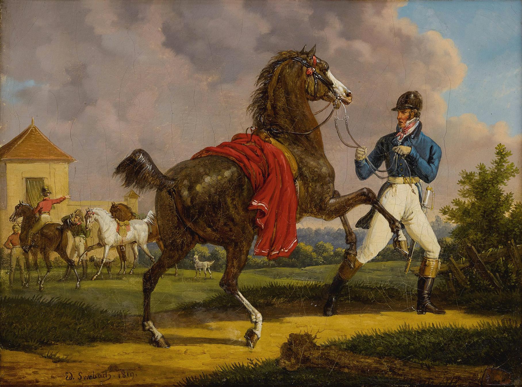 scott painting of lexington