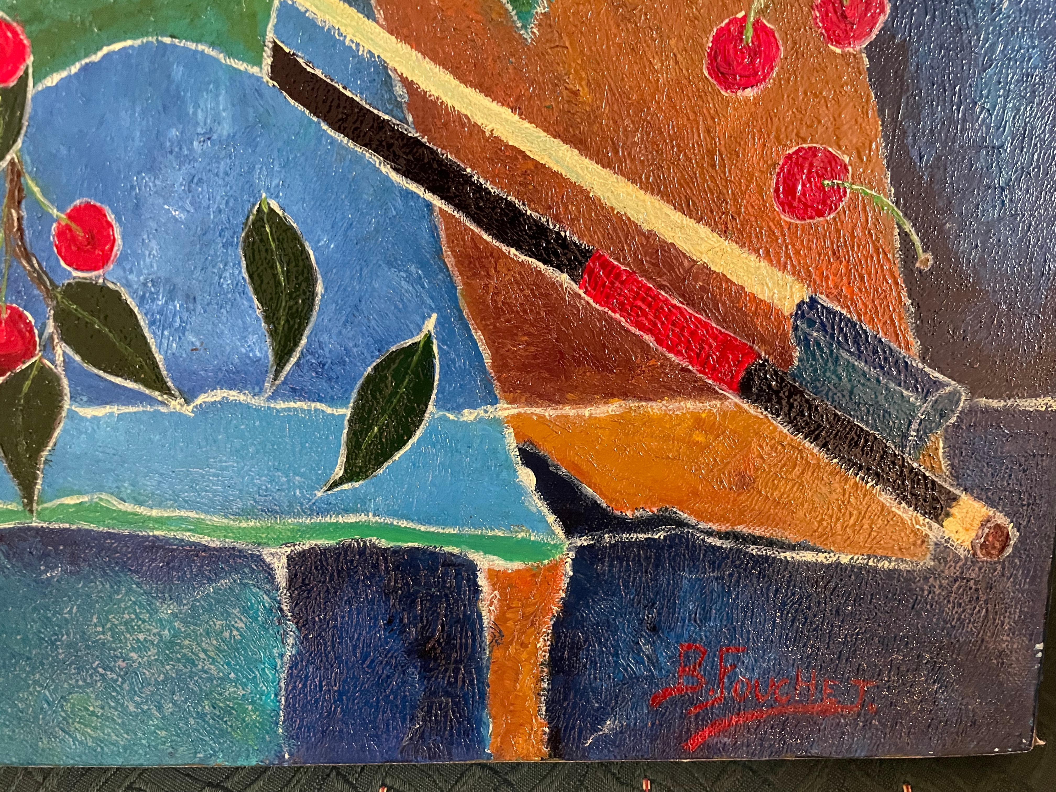 Café Pausa - Painting de Bernard Fouchet