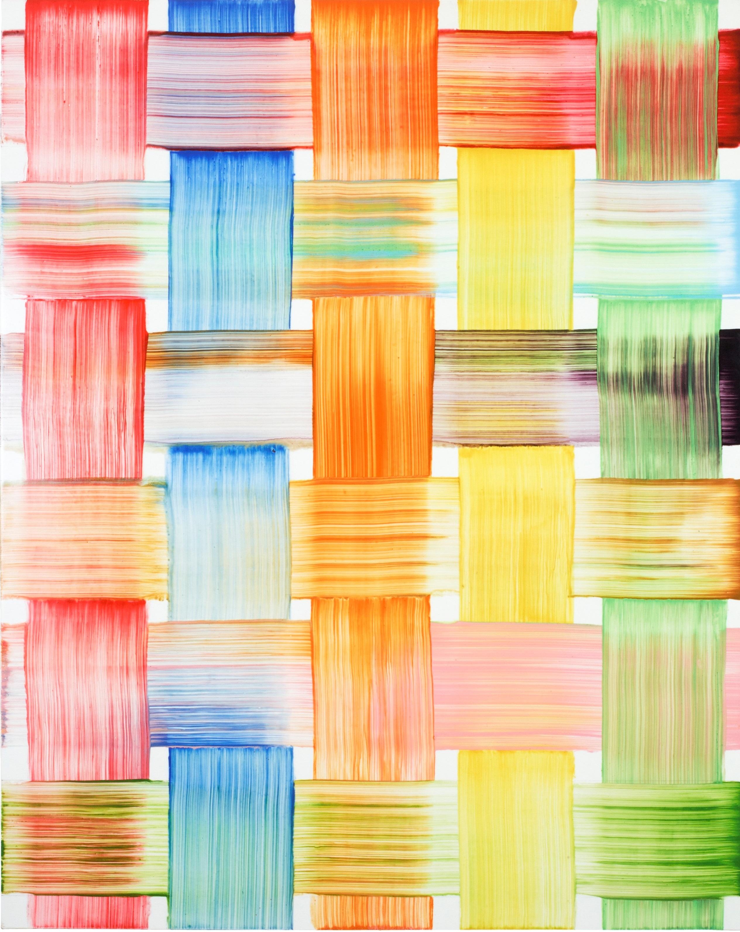 Abstract Print Bernard Frize - Caisse, 2013, impression numérique sur papier d'art 100 % coton Édition limitée de 300 exemplaires