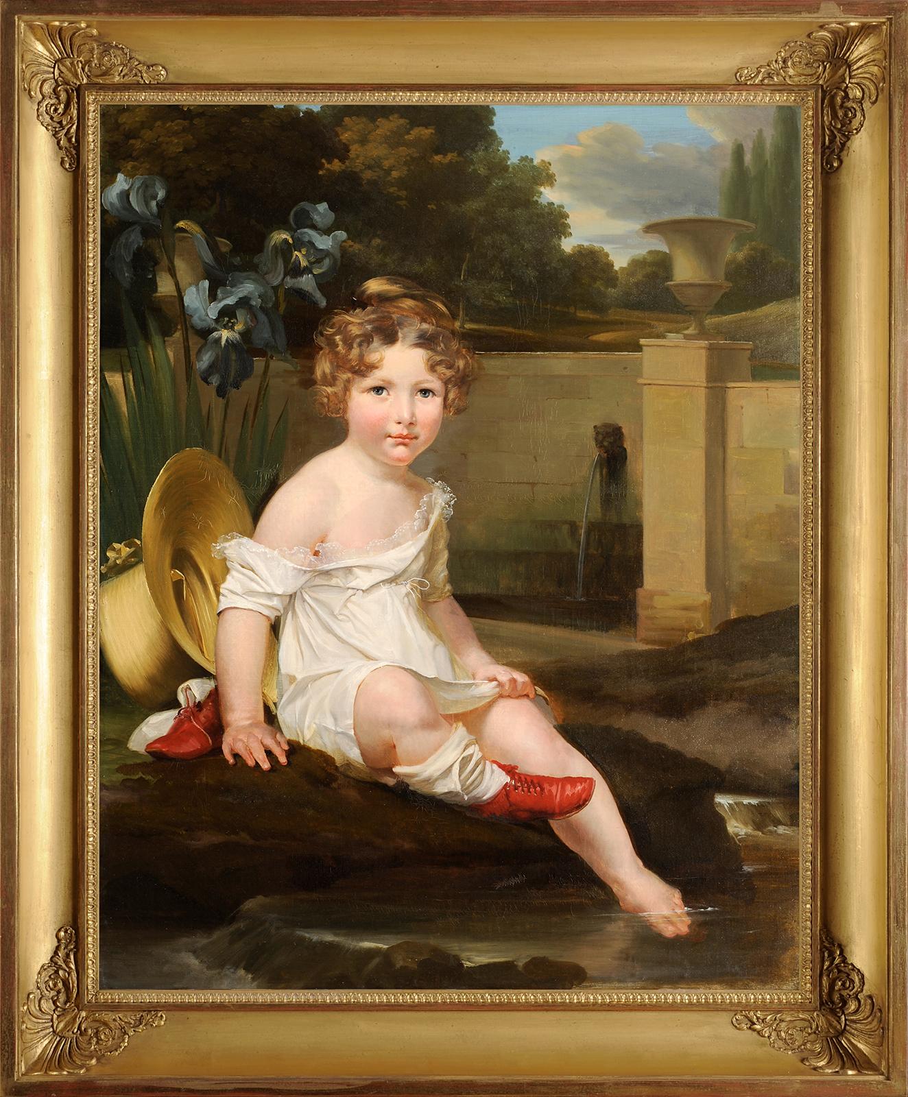 Ritratti di due sorelle - Painting di Bernard Gaillot