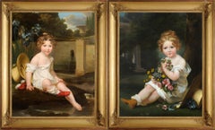 Antique Portraits of two sisters