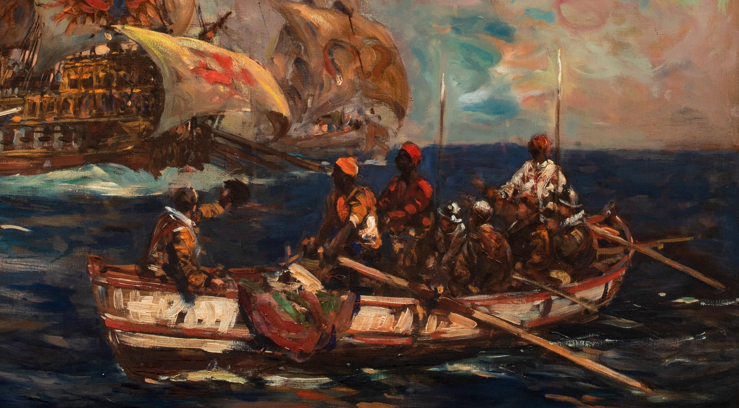 The Knights Of Malta Crusades Off The Barbary Coast, Africa\, 19th Century 6