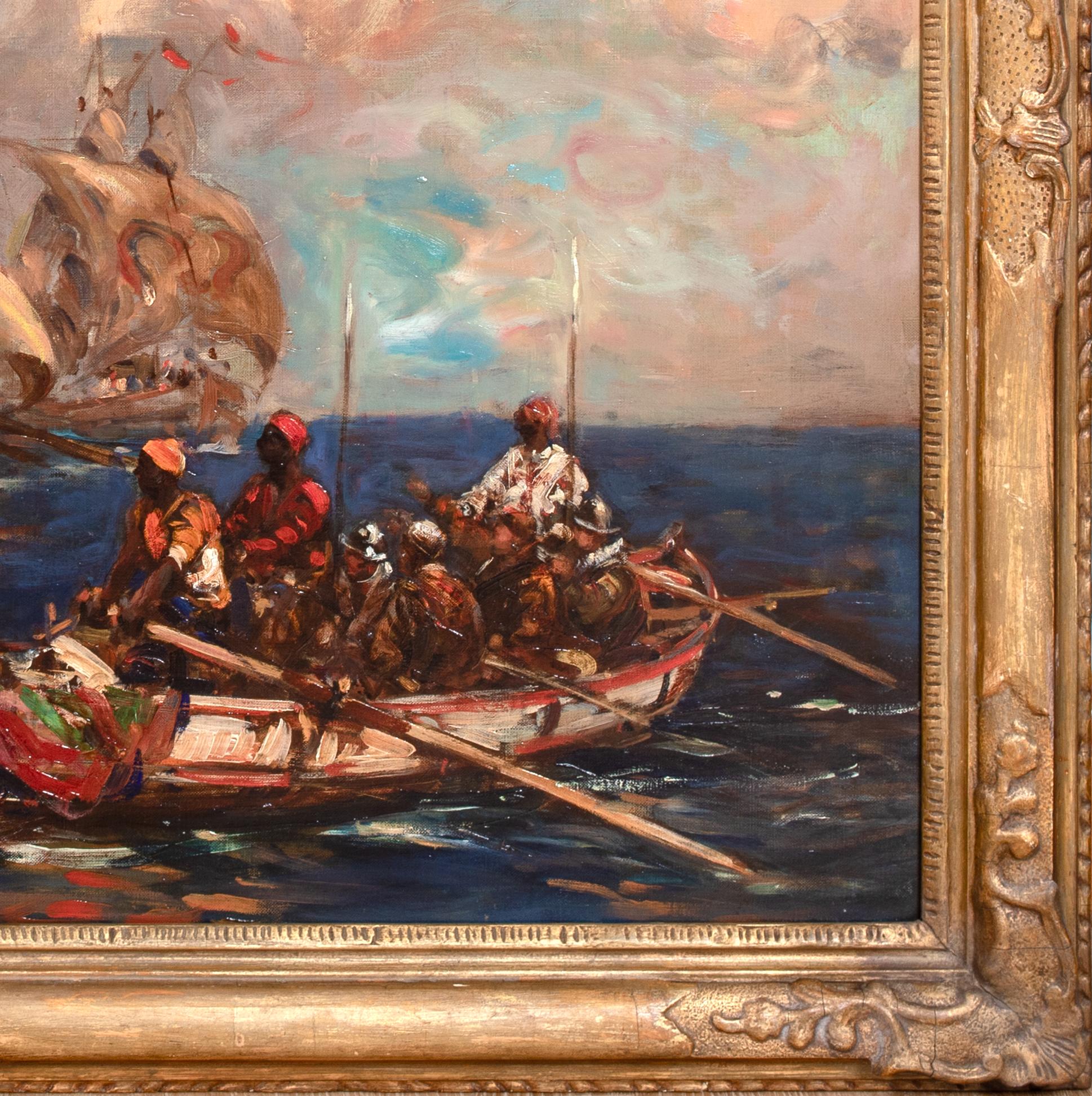 Le crociate dei Cavalieri di Malta al largo della costa barbaresca, Africa, XIX secolo

BERNARD FINEGAN GRIBBLE (1873-1962) fino a $20.000

Grande scena delle Crociate del XIX secolo con i Cavalieri di Malta che navigano al largo della costa