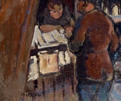 Morning Beneath the EL NYC American Scene WPA Modern 20th Century Social Realism