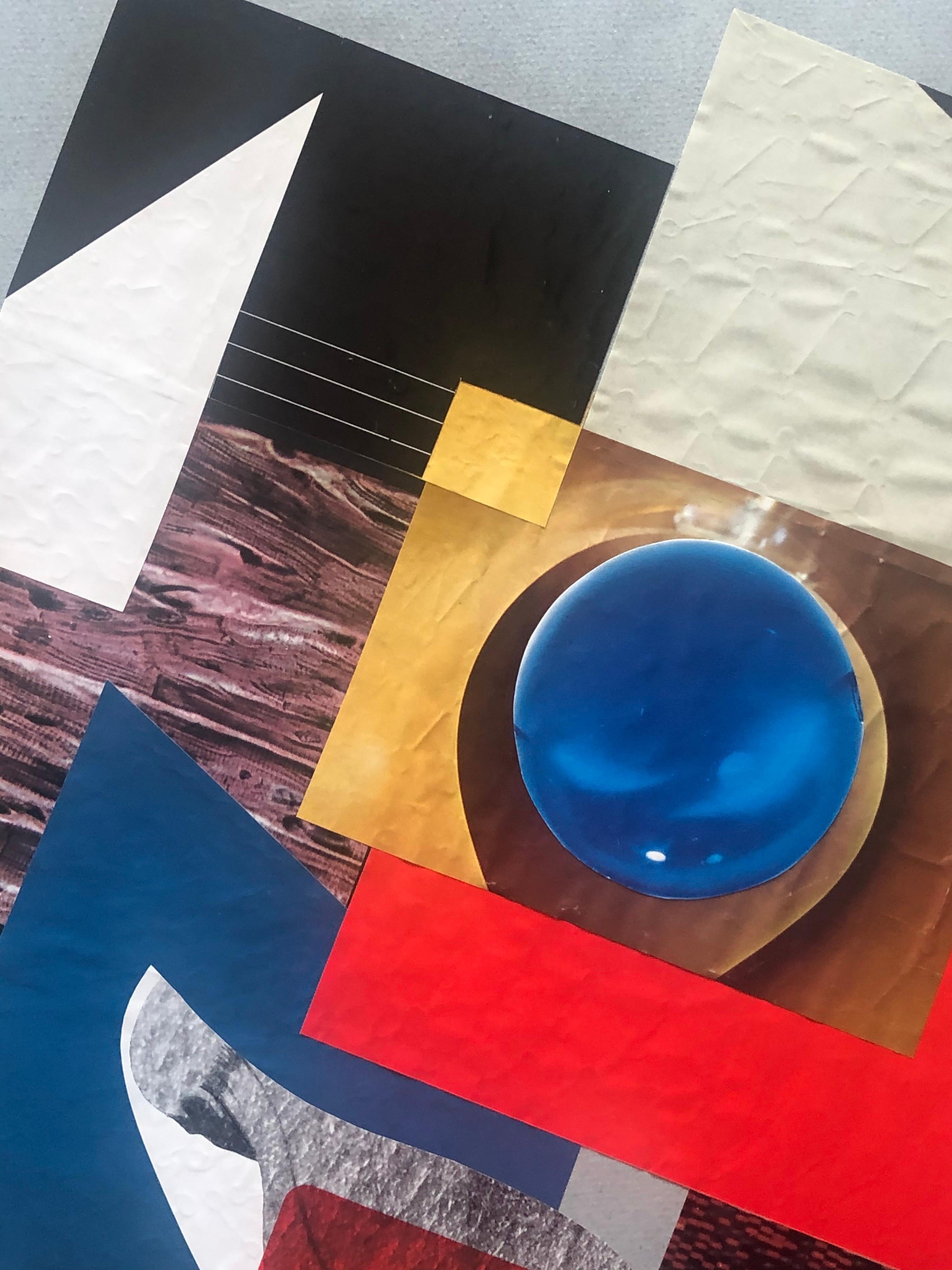 20th Paris School Collage Cutout Artwork Wonderful Interior Design Options (en anglais) - Painting de Bernard Herzog