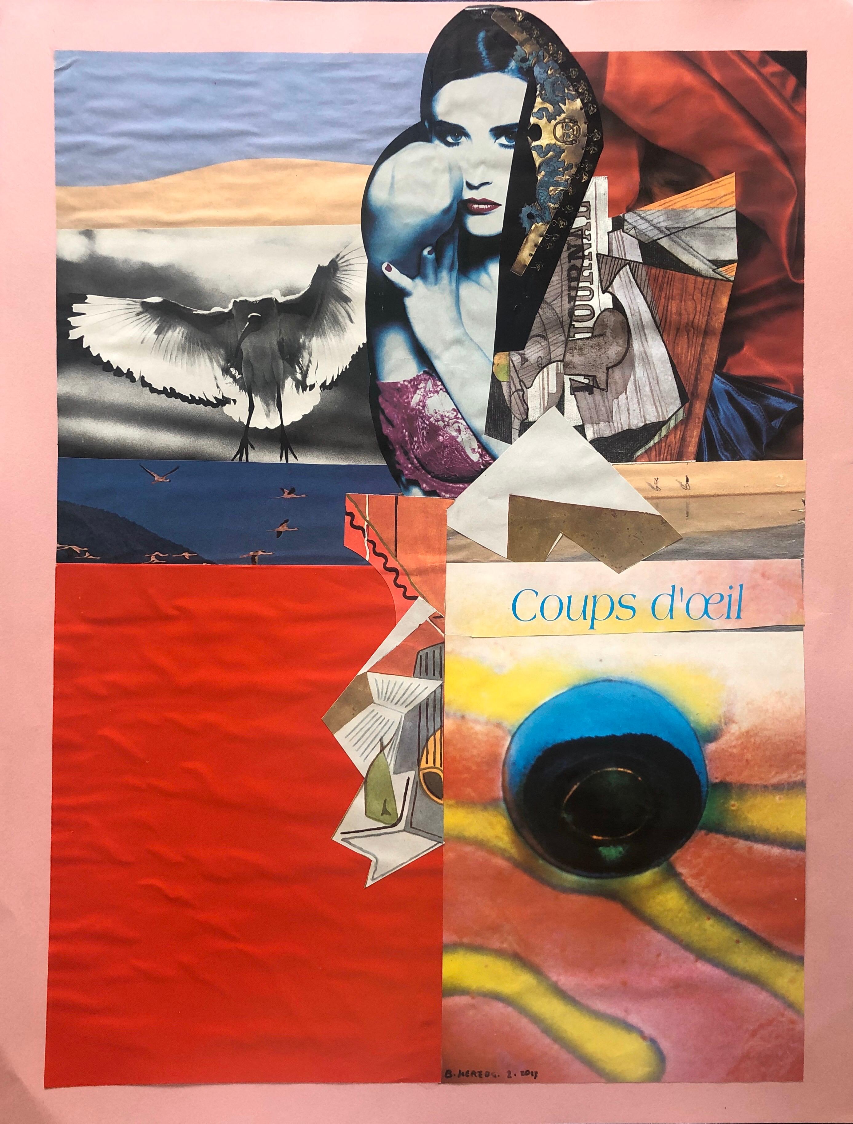 20ème école de Paris - Des œuvres d'art à découpes en collage - Merveilleuses options de décoration d'intérieur !