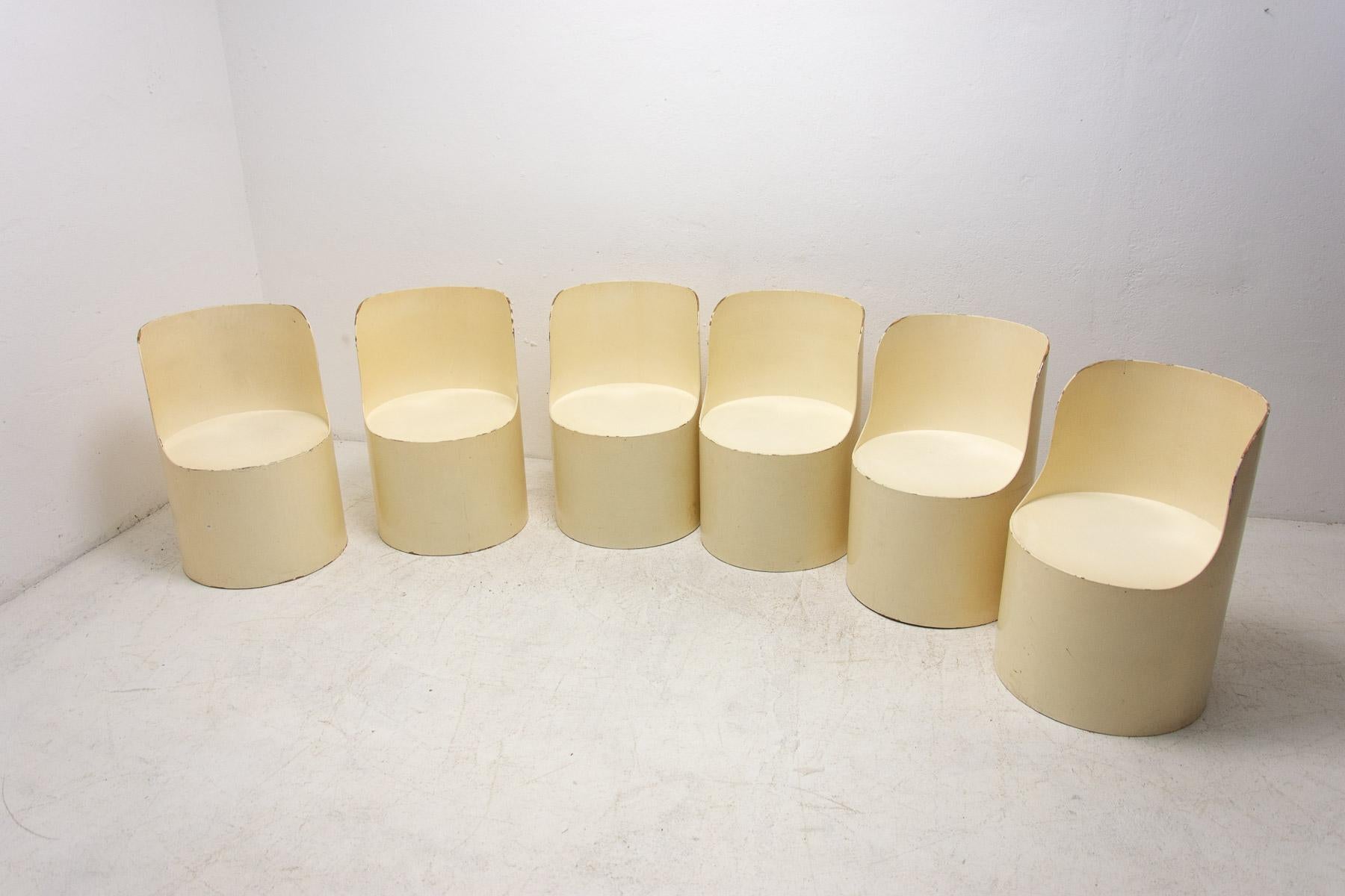 Bernard Holdaway Tomatom Dining Table with Six Chairs, 1966 For Sale 1