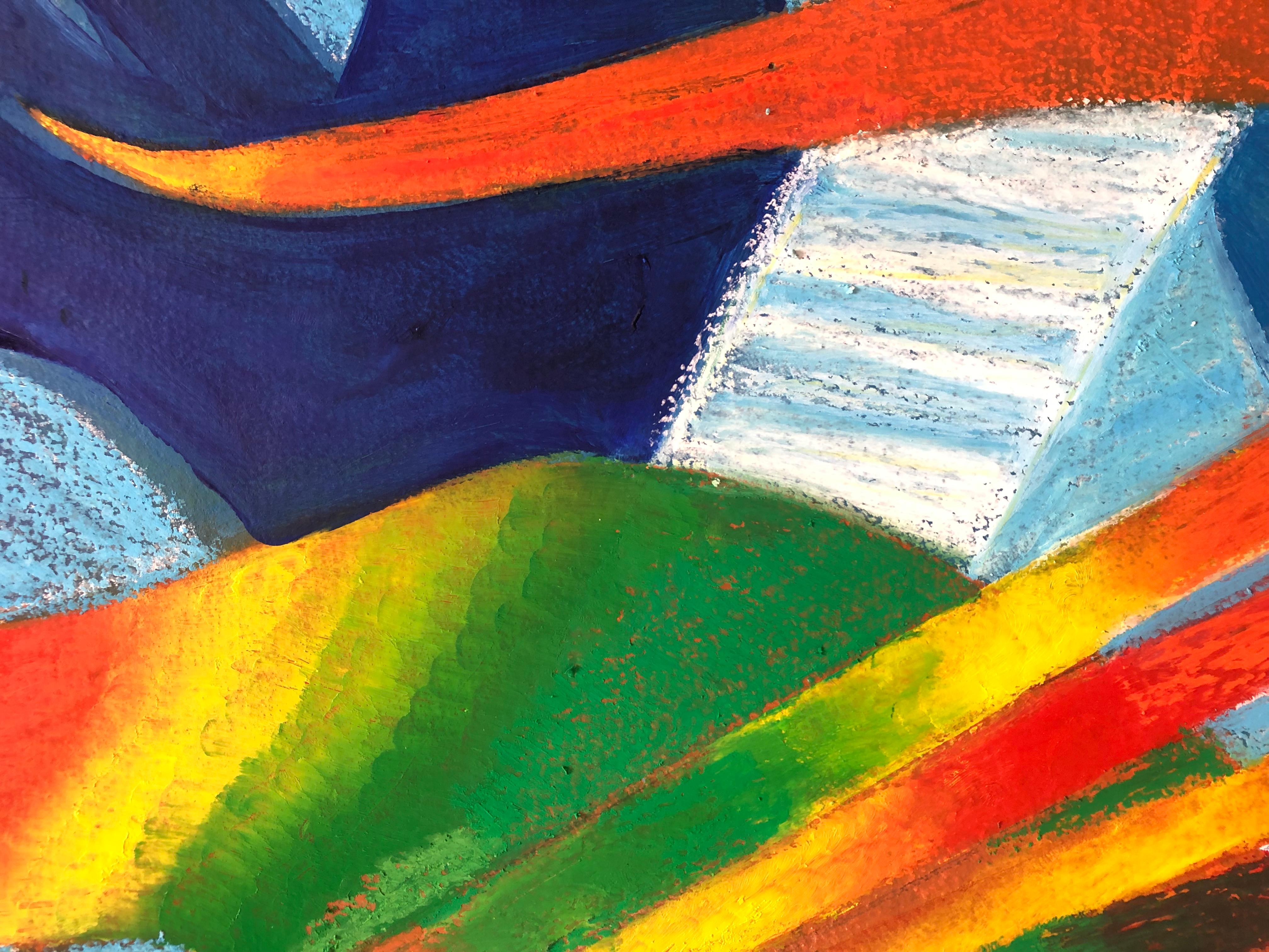 Mating Dance Conceived - Contemporary Mixed Media Art by Bernard Hoyes