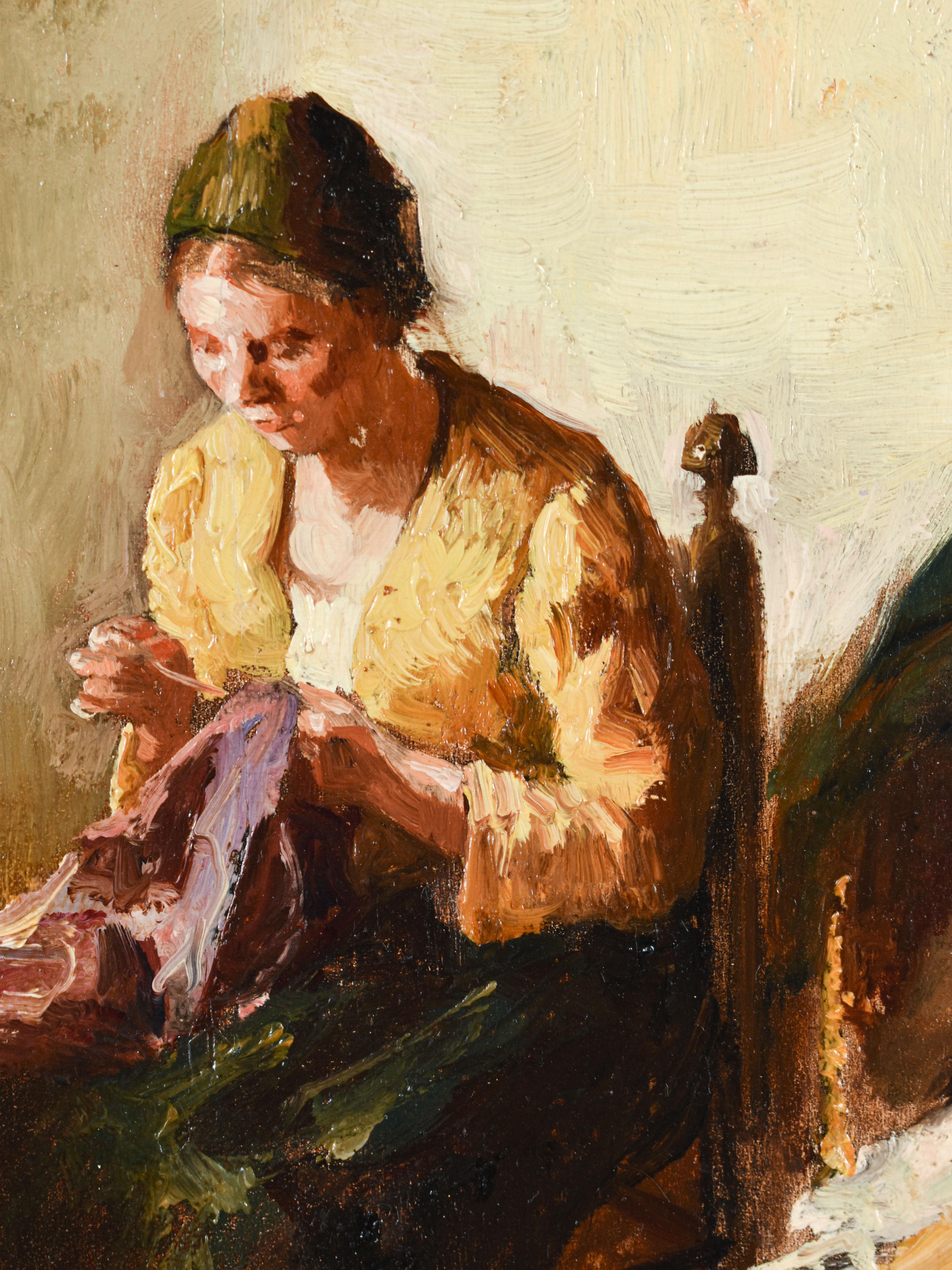 The Adjuster - Bernard de Hoog - Dutch - Larense School - Impressionist - Europe For Sale 3